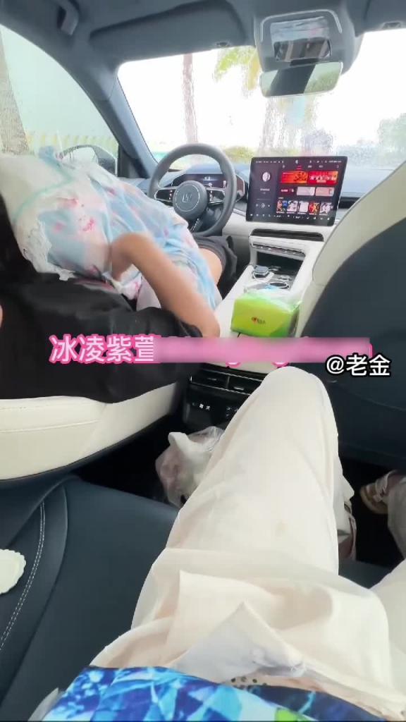 【抖音网红】魔法少女冰凌紫萱绿帽男友把萝莉女友献给榜一大哥车震内射。 预览截图 1