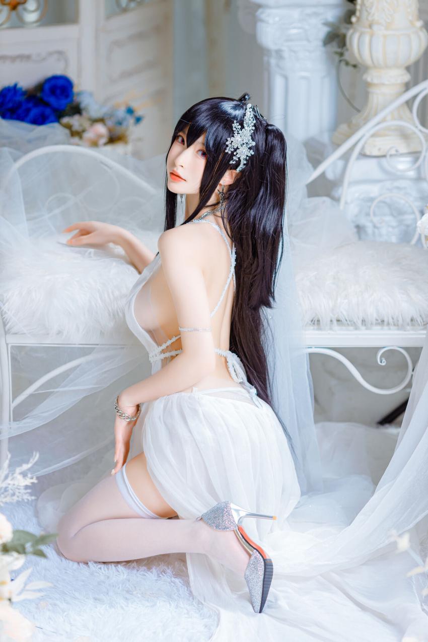 清水由乃 - 太后婚纱