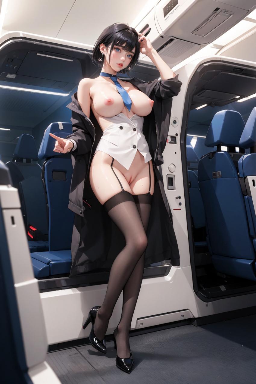 性感纯欲空姐