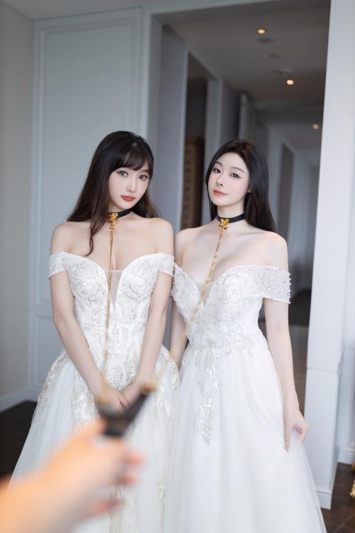 陆萱萱 NO.012 陆萱萱&是小逗逗 双人婚纱
