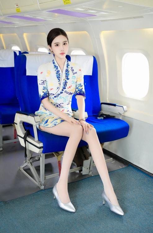 晚苏susu NO.008 空姐制服