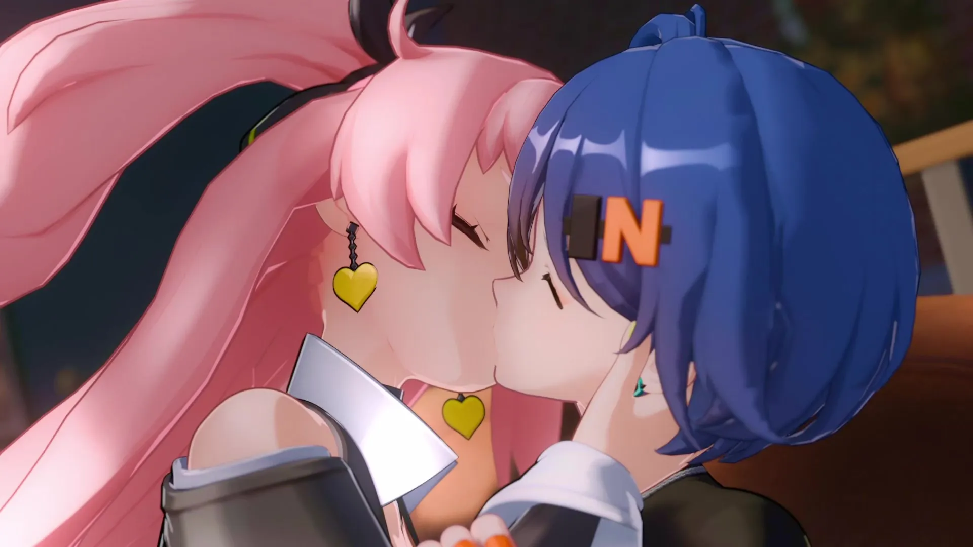 妮可和l铃的吻 [Infected_Heart]