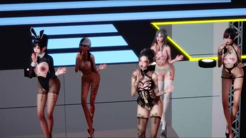 【MMD】HS小舞 荣荣 3个小姐姐 喜欢哪个 斗罗大陆 皓哥