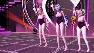 MMD-优菈、琴、芭芭拉的三人性感舞蹈 视频封面