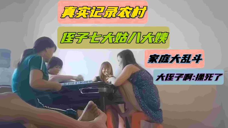 真实记录-农村家庭大乱斗！@大侄子爆操