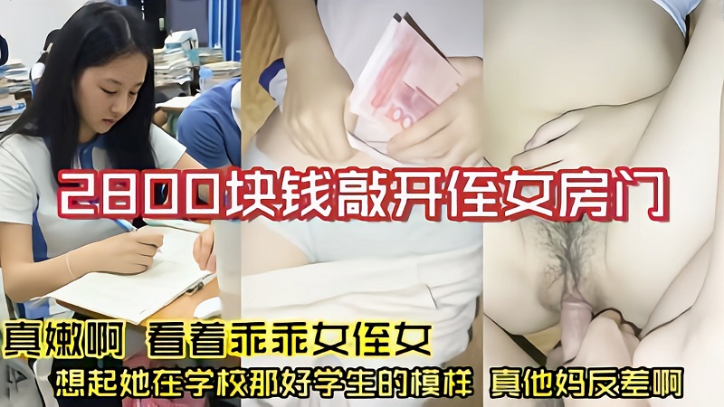 【乱伦侄女】2800敲开侄女房门好学的样子巨反差