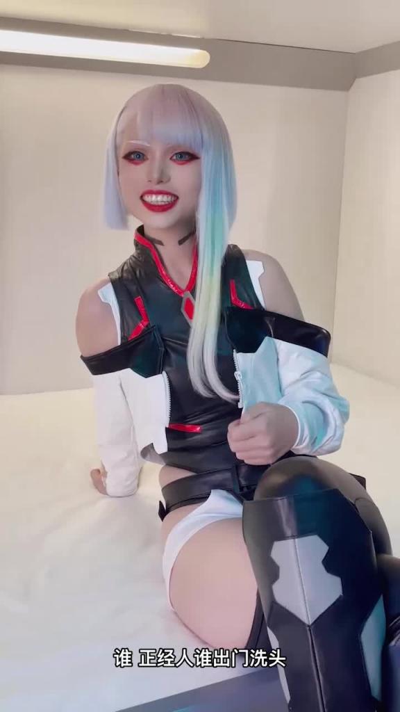 [爆机少女喵小吉]赛博朋克边缘行者Lcuy 预览截图 11