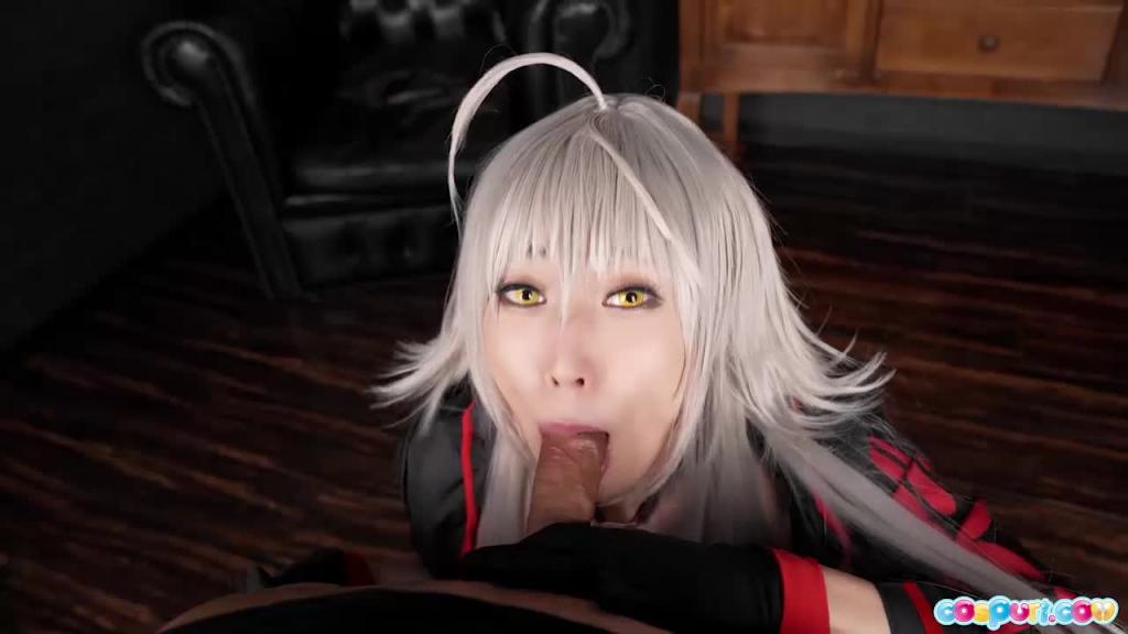 [Cospuri]无码COSMizuki黑贞德COS超强深喉口交口爆 预览截图 9